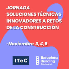 webinar ITeC - Soluciones técnicas innovadoras a retos de la construcción